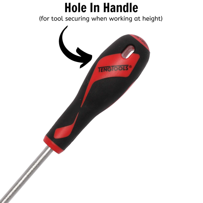 Teng Tools TPX Screwdriver TPX40 x 100mm L Teng Tools - Dynamic Drive