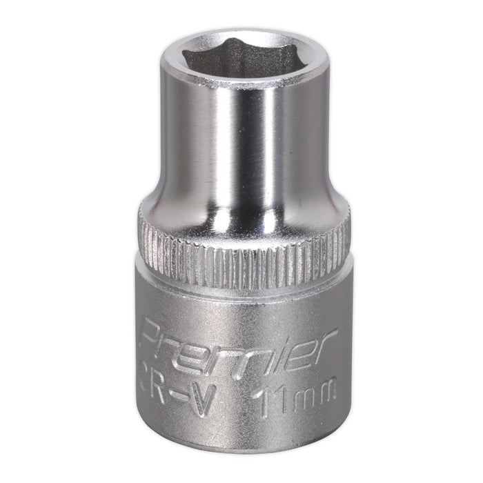 Sealey WallDrive Socket 11mm 1/2"Sq Drive S1211 Sealey - Dynamic Drive