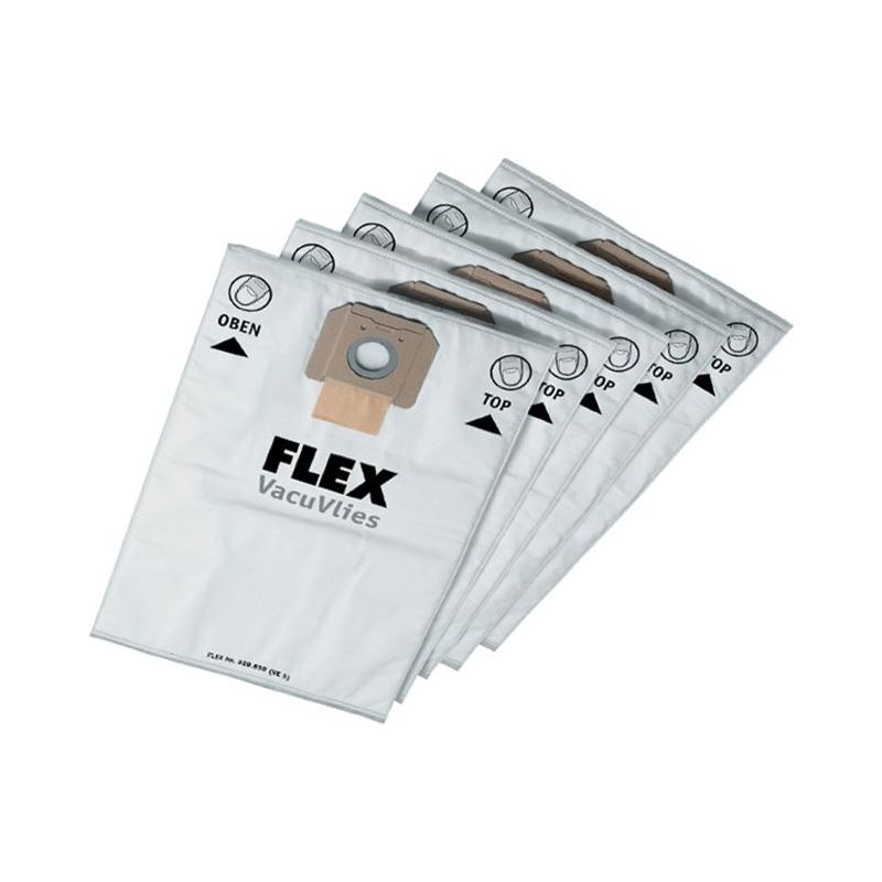 Flex Power Tools Fleece Filter Bags (Pack 5) Flex Power Tools - Dynamic Drive