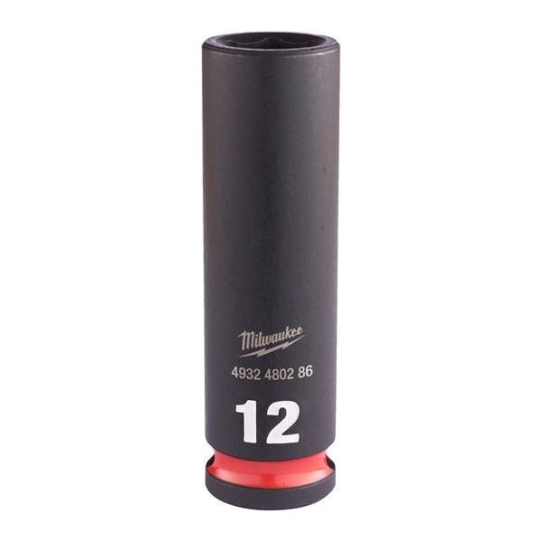 Milwaukee 12Mm 3/8 Impact Socket Deep-1Pc Ne 4932480286 Milwaukee - Dynamic Drive