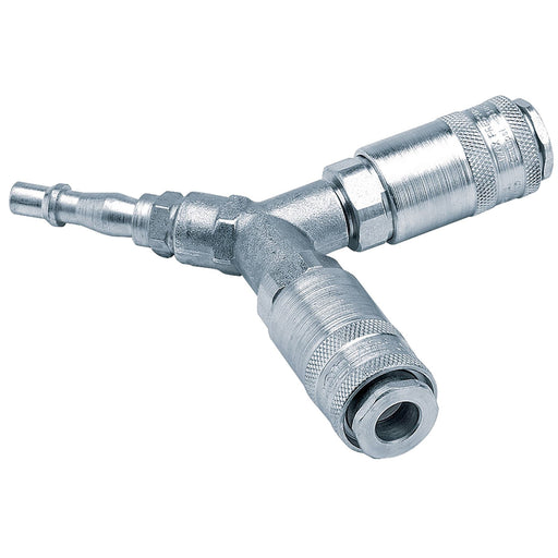 Draper PCL Twin Standard Coupling, 2 x Male Couplings, 1 x Tailpiece (Sold Loose Draper - Dynamic Drive