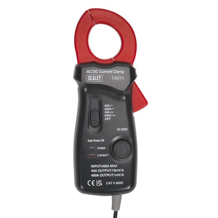 Sealey Current Clamp 40A/400A AC/DC28mm TA311 Sealey - Dynamic Drive