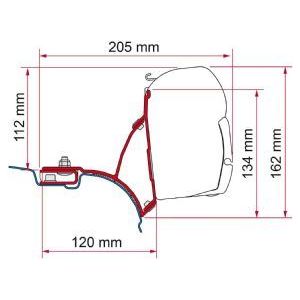 Fiamma F45 Adapter Kit Vw T5 Transporter Multivan Uk 98655-648 Fiamma - Dynamic Drive