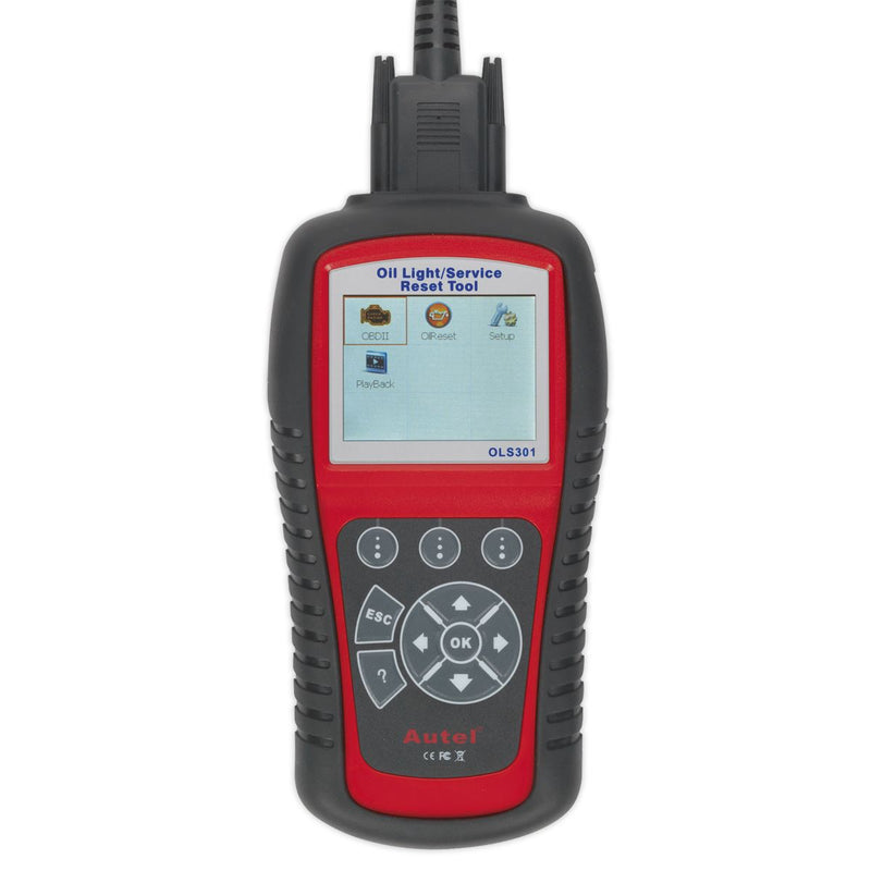 Sealey Autel EOBD Code Reader Oil & Service Reset Tool OLS301 Sealey - Dynamic Drive