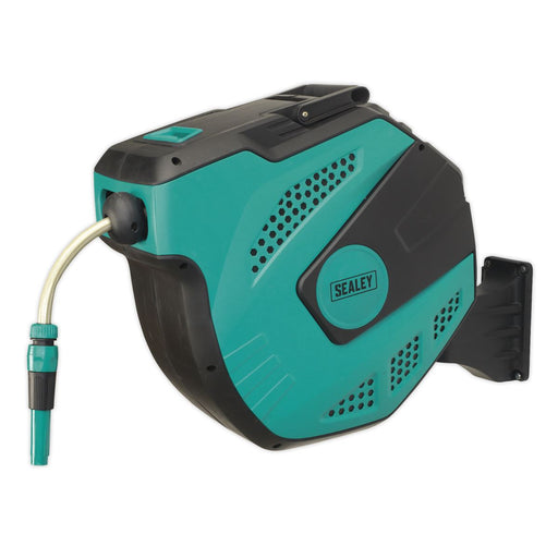 Sealey Auto-Rewind Control Garden Hose Reel 20m RWH20 Sealey - Dynamic Drive