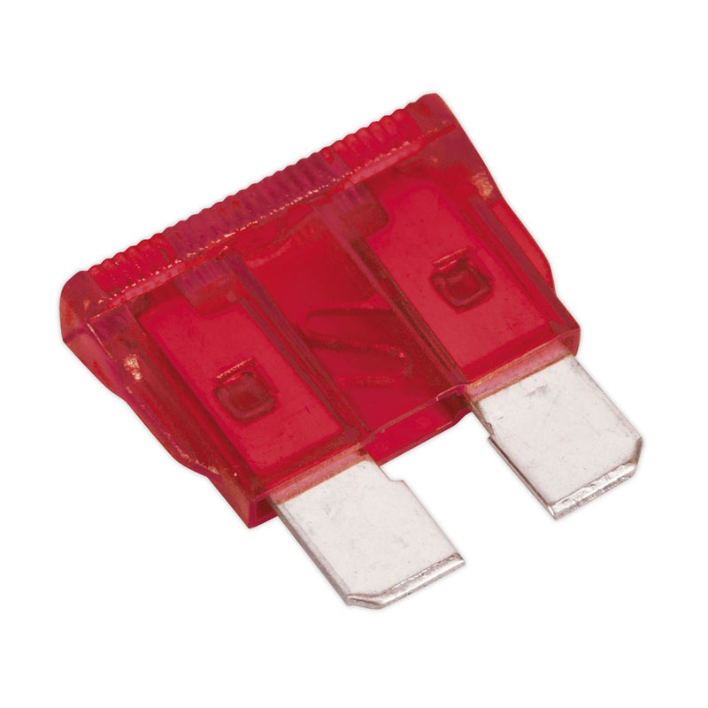 Sealey Automotive Standard Blade Fuse 10A Pack of 50 SBF1050 Sealey - Dynamic Drive