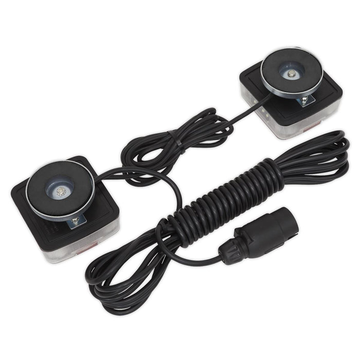 Sealey Rear Lighting Set Magnetic LED 12V TB18LEDMAG Sealey - Dynamic Drive
