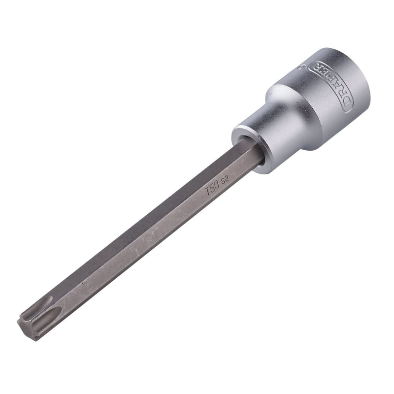 Draper TX-STAR Socket Bit, 1/2" Sq. Dr., T50 x 125mm 08968 Draper - Dynamic Drive