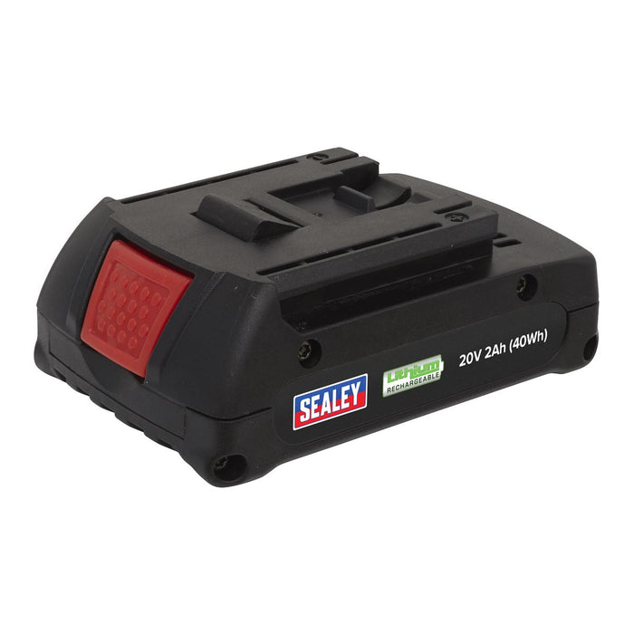 Sealey Power Tool Battery 20V 2Ah for CP314 & CP316 CP3BP Sealey - Dynamic Drive