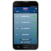 Sealey Bluetooth Battery Tester Charging Tests from Smartphone Waterproof BT3000 Sealey - Dynamic Drive