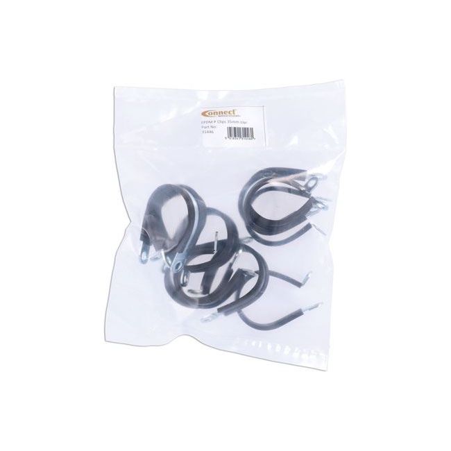 Connect Rubber Lined P Clips 35mm 10pc 31446 Tool Connection - Dynamic Drive