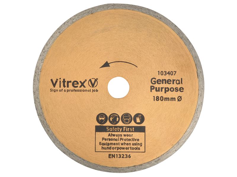 Vitrex Standard Diamond Blade 180mm Vitrex - Dynamic Drive