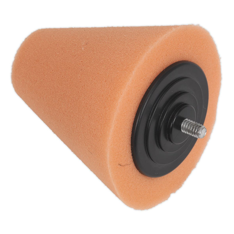 Sealey Buffing & Polishing Foam Cone Orange/Firm PTCCHC85O Sealey - Dynamic Drive