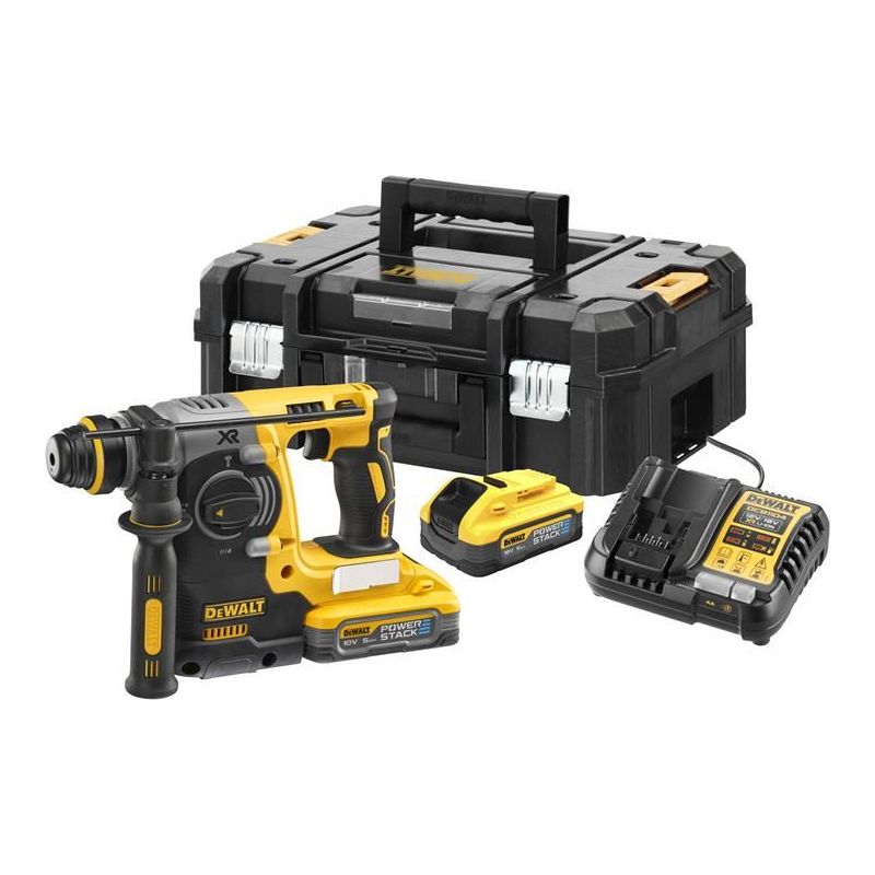 Dewalt Power Tools DCH273H2T XR Brushless SDS Plus 3 Mode Hammer 18V 2 x POWERSTACK™ 5.0Ah Li-ion DeWALT Power Tools - Dynamic Drive