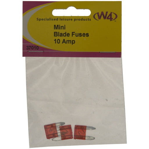 MDS1203 W4 Mini Blade Fuse 10 amp 3 pack 37010 W4 - Dynamic Drive