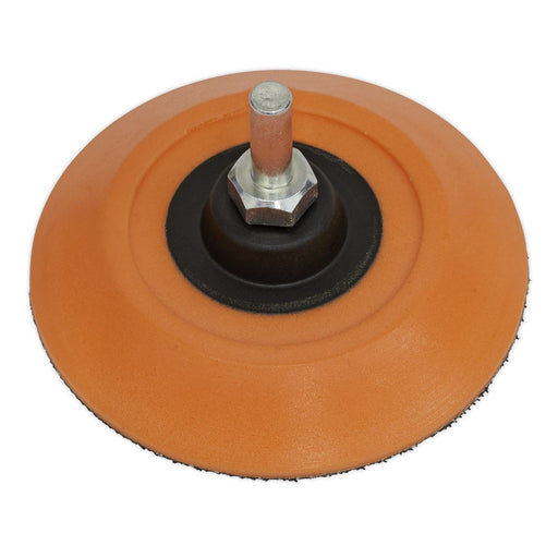 Sealey Hook-and-Loop Backing Pad75mm 6mm Shaft PTC75HLM Sealey - Dynamic Drive