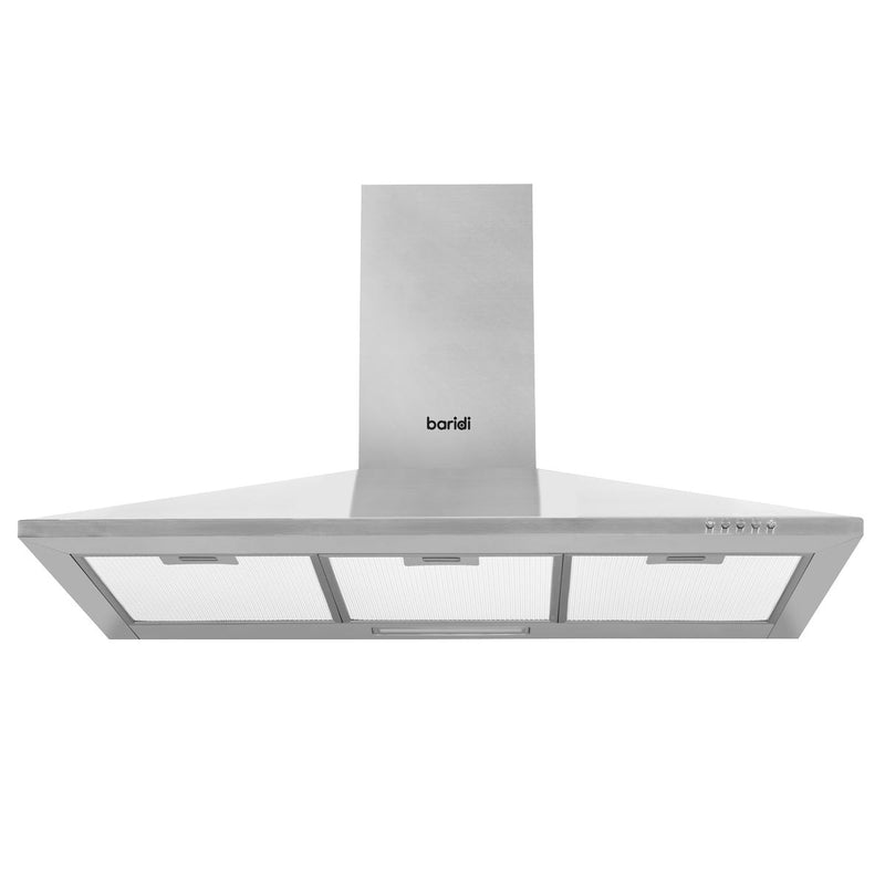 Baridi Cooker Hood with Carbon Filters 90cm - Stainless Steel DH127 Baridi - Dynamic Drive