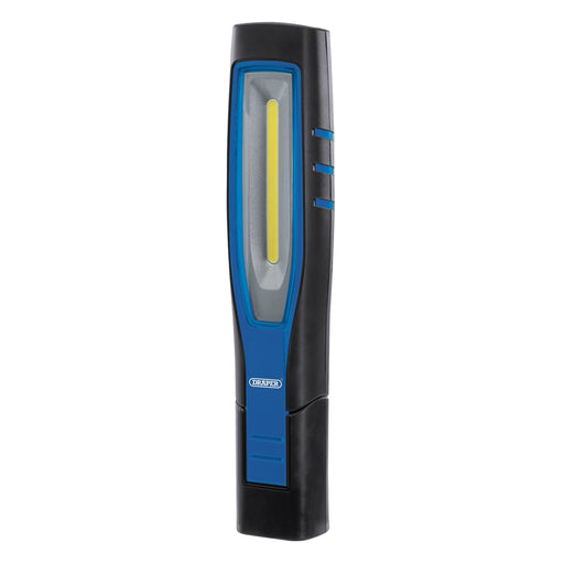 Draper COB/SMD LED Rechargeable Inspection Lamp, 10W, 1,000 Lumens, Blue, 1 x US Draper - Dynamic Drive