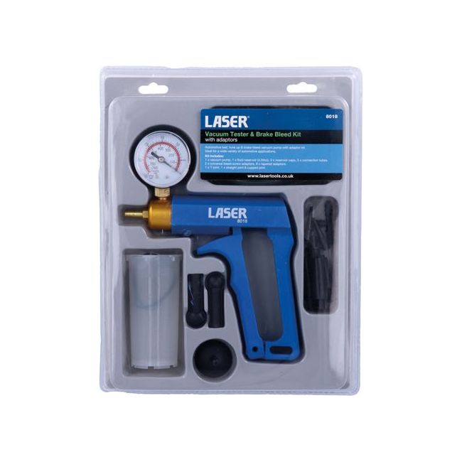Laser Vacuum Tester & Brake Bleed Kit 8018 Laser - Dynamic Drive