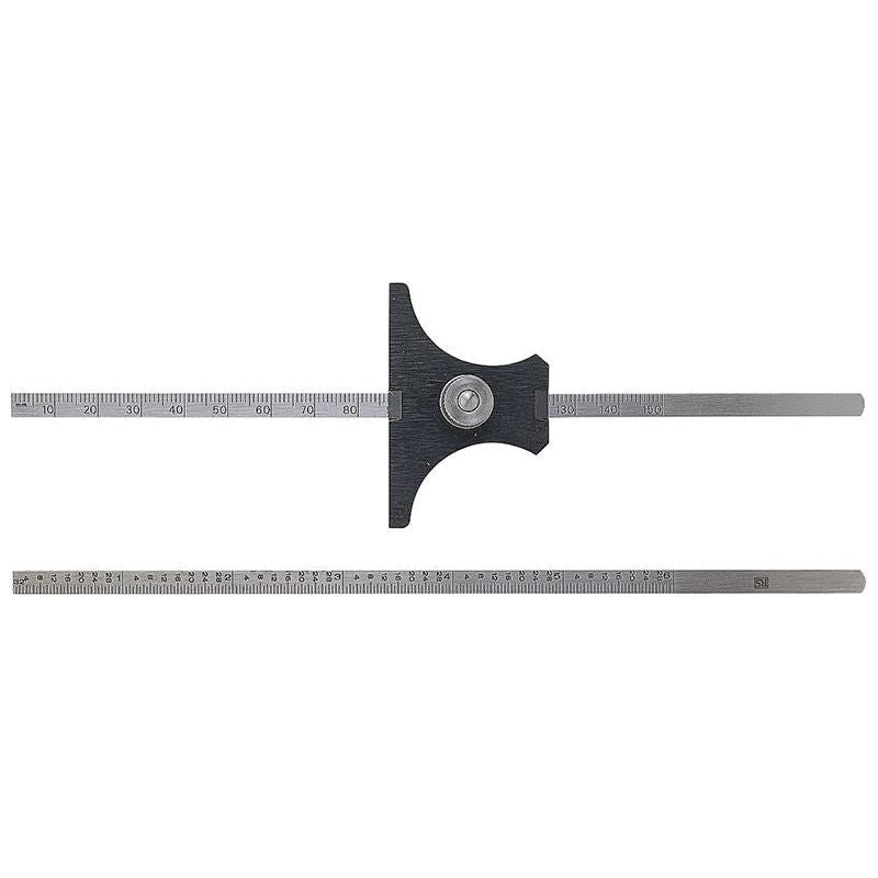 Moore & Wright Reversible Base Depth Gauges Metric 0-150mm Moore & Wright - Dynamic Drive