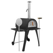 Dellonda Outdoor Wood-Fired Pizza Oven & Smoker Dellonda  - Dynamic Drive