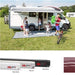 Fiamma F45 S Winch Awning Wind Out 400 Polar White Case Bordeaux Fabric Fiamma  - Dynamic Drive