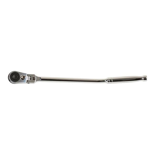 Laser Low Profile Flexi-Head Ratchet with Cranked Handle 3/8"D 7065 Laser - Dynamic Drive