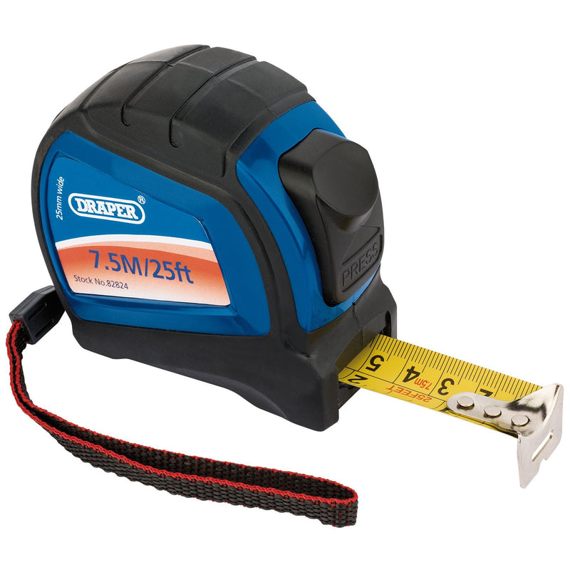 Draper Expert Measuring Tape, 7.5m/25ft 82824 Draper - Dynamic Drive