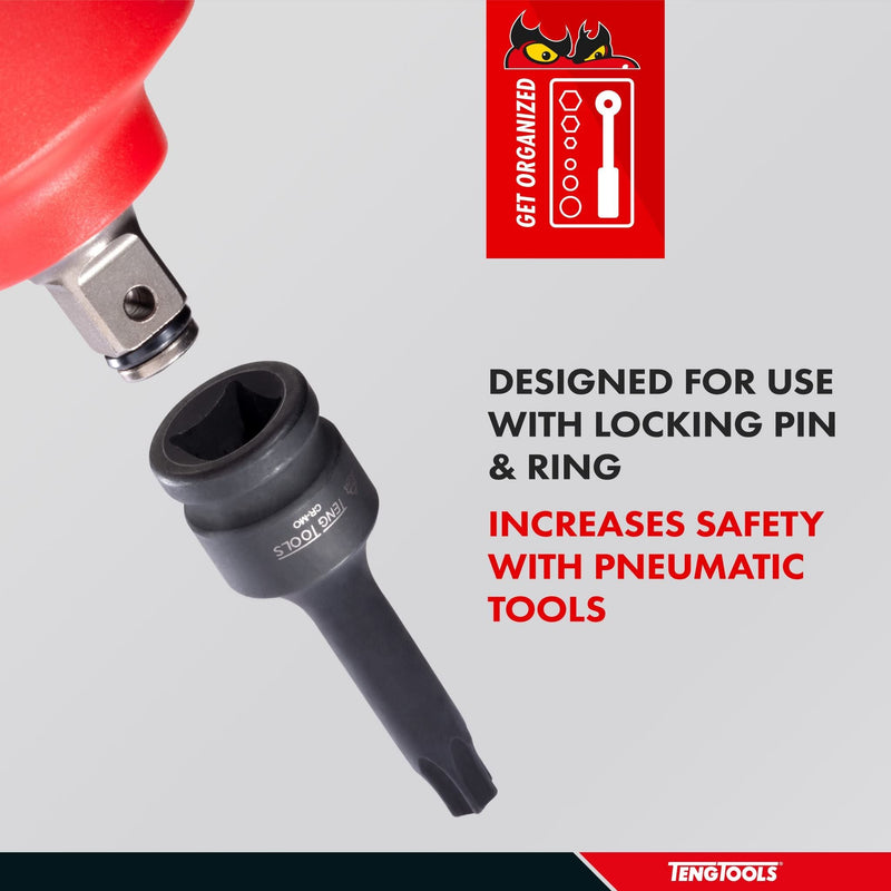 Teng Tools 1/2" TX Impact Socket DIN TX10 Teng Tools - Dynamic Drive