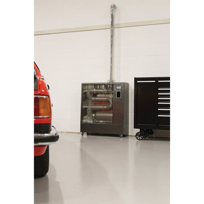 Draper 230V Far Infrared Diesel Heater with Flue Kit, 51,500 BTU/15.1kW 18070 Draper - Dynamic Drive