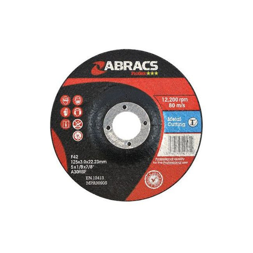 Connect Abracs DPC Cutting Discs 125mm x 3.0mm 10pc 32051 Tool Connection - Dynamic Drive