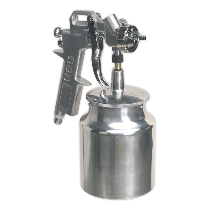 Sealey Spray Gun Suction Feed General-Purpose 1.5mm Set-Up SSG2 Sealey - Dynamic Drive