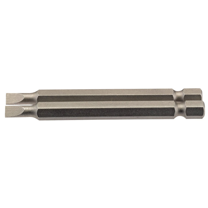 Draper Plain Slot Insert Bit, 4.5mm, 1/4" Hex, 75mm Long (Pack of 2) 64295 Draper - Dynamic Drive