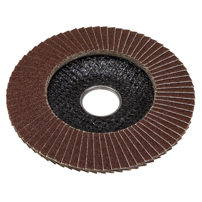 Sealey Flap Disc Aluminium Oxide115mm22mm Bore 60Grit FD11560E Sealey - Dynamic Drive