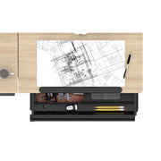 Dellonda Single Motor Ultra-Quiet Electric Adjustable Drawing Table Dellonda - Dynamic Drive