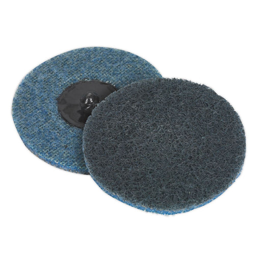 Sealey Quick Change Preparation Pad 75mm Fine Pack of 10 PTCQC75F Sealey  - Dynamic Drive