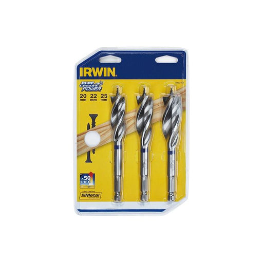 Irwin® Blue Groove Wood Power Bit Set, 3 Piece IRWIN® - Dynamic Drive