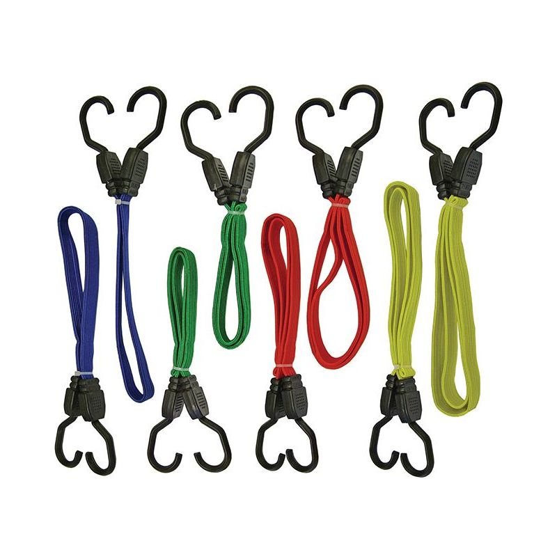 Faithfull Flat Bungee Cord Set 8 Piece Faithfull - Dynamic Drive