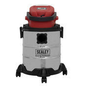Sealey Vacuum Cleaner Cordless Wet & Dry 20L 20V SV20 Series Body Only Sealey  - Dynamic Drive