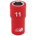 Draper Fully Insulated VDE Socket, 1/4" Sq. Dr., 11mm 31485 Draper - Dynamic Drive