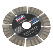Sealey Concrete Cutting Disc Dry Use115mm WDC115 Sealey - Dynamic Drive