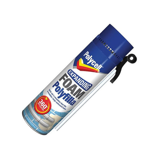 Polycell Expanding Foam Filler Gap Gun 500ml Polycell - Dynamic Drive