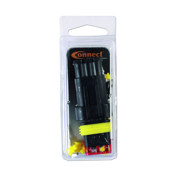 Connect Automotive Electric Supaseal Connector Kit 3 Pin 14pc 37228 Tool Connection - Dynamic Drive