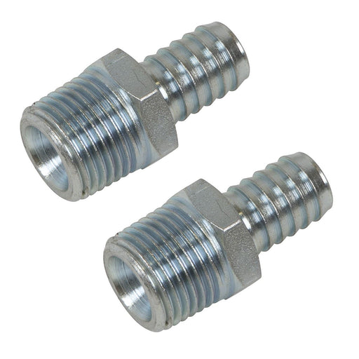 PCL PCL Screwed Tailpiece Male 1/2"BSPT - 1/2" Hose - Pack of 2 AC99 PCL - Dynamic Drive