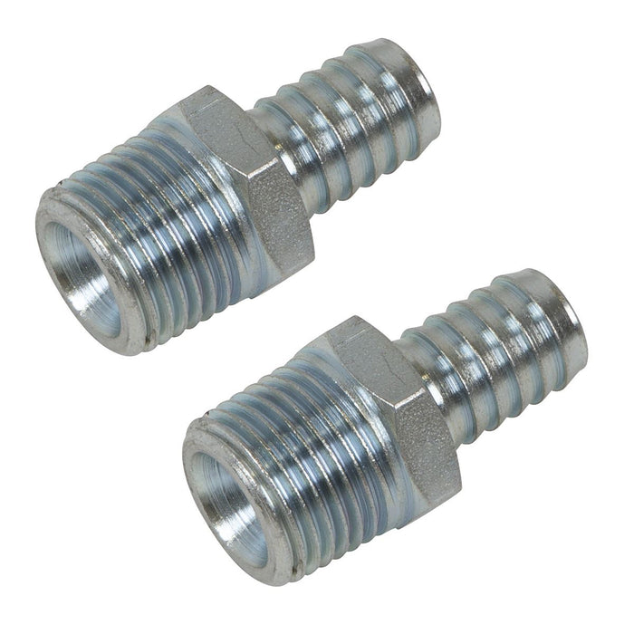 PCL PCL Screwed Tailpiece Male 1/2"BSPT - 1/2" Hose - Pack of 2 AC99 PCL - Dynamic Drive
