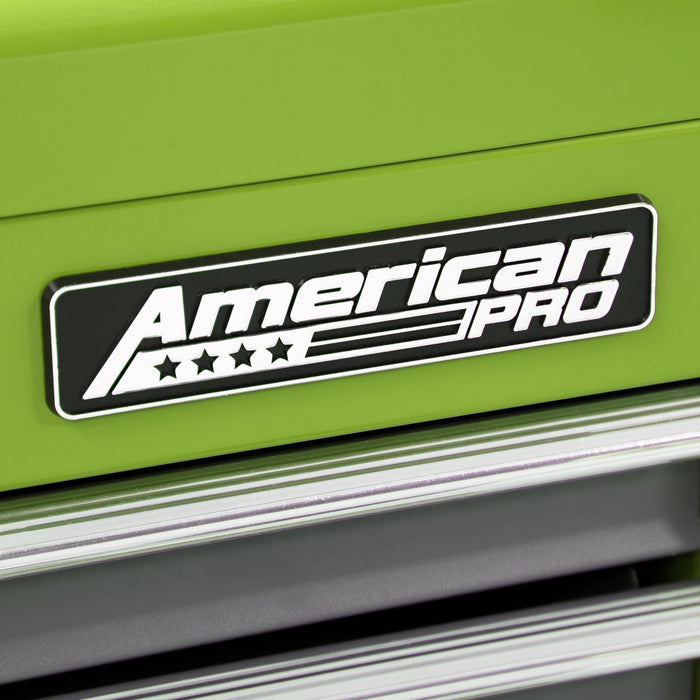 Sealey Topchest & Rollcab Combo 6 Drawer- Hi-Vis Green/Grey AP2200BBHV Sealey  - Dynamic Drive