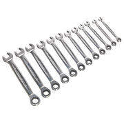 Sealey Ratchet Combination Spanner Set 12pc - Metric AK63922 Sealey  - Dynamic Drive