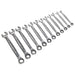 Sealey Ratchet Combination Spanner Set 12pc Metric Platinum Series AK63922 Sealey - Dynamic Drive
