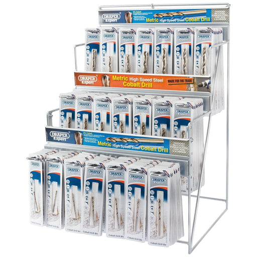 Draper Assorted Metric HSS Cobalt Drill Bit Merchandiser (144 Piece) 64044 Draper - Dynamic Drive