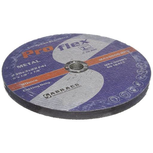 Connect Abracs Flat Cutting Discs 230mm x 3.0mm 25pc 32060 Tool Connection - Dynamic Drive